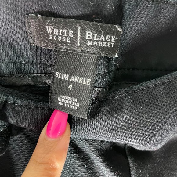 White House Black Market Comfort Stretch Slim Ankle Pants - Picture 6 of 8